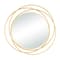 Gold Glam Wall Mirror, 41&#x22; x 2&#x22; x 41&#x22;